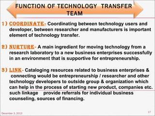 The Importance of Technology Transfer