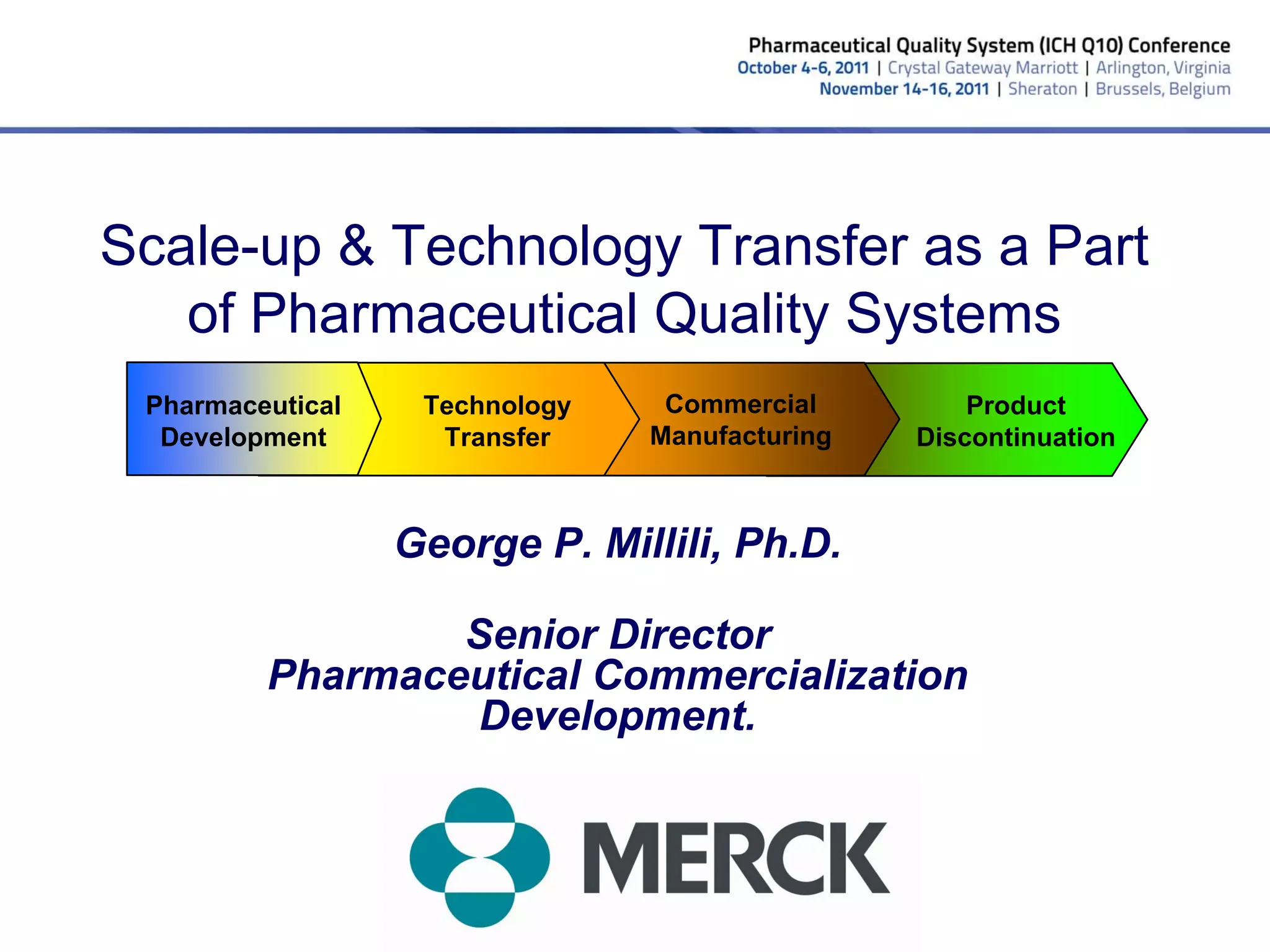 Tech Transfer Scale Up Api Manufacturing Technology transfer 14 p5 millili | PDF