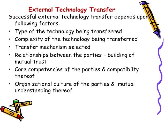 Technology transfer