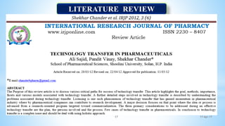 17-Apr-1717
LITERATURE REVIEW
 