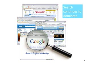 Search	
  
             con+nues	
  to	
  
             dominate	
  




search	
  




                                  36
 