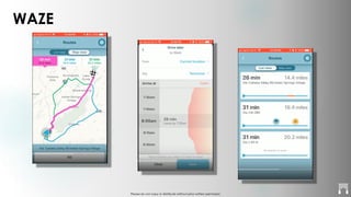 Please do not copy or distribute without prior written permission
WAZE
 
