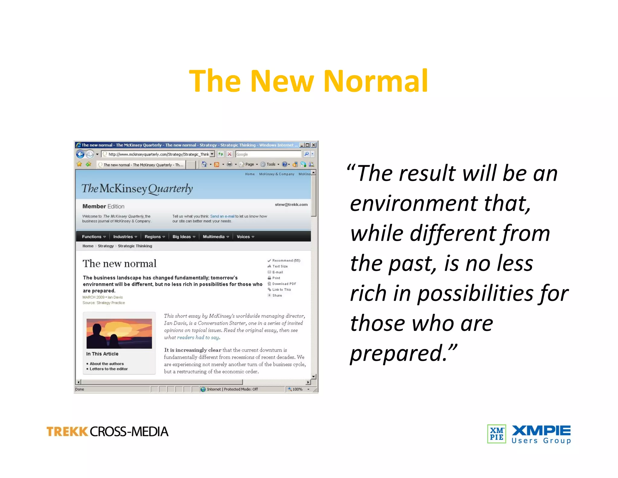 Technology Trends And  Print Service Providers