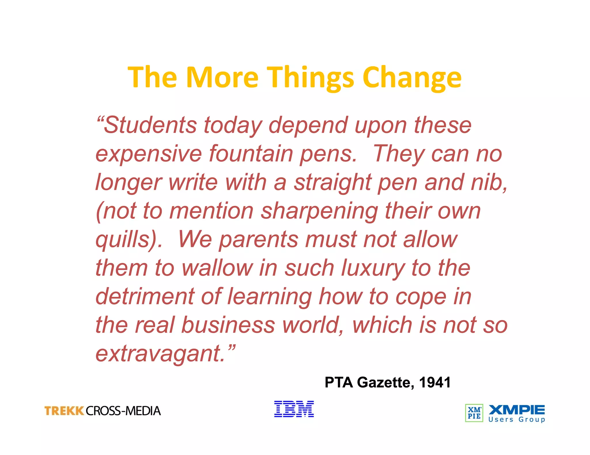 Technology Trends And  Print Service Providers