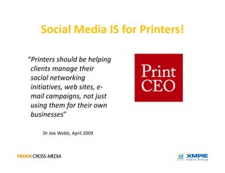 Technology Trends And Print Service Providers