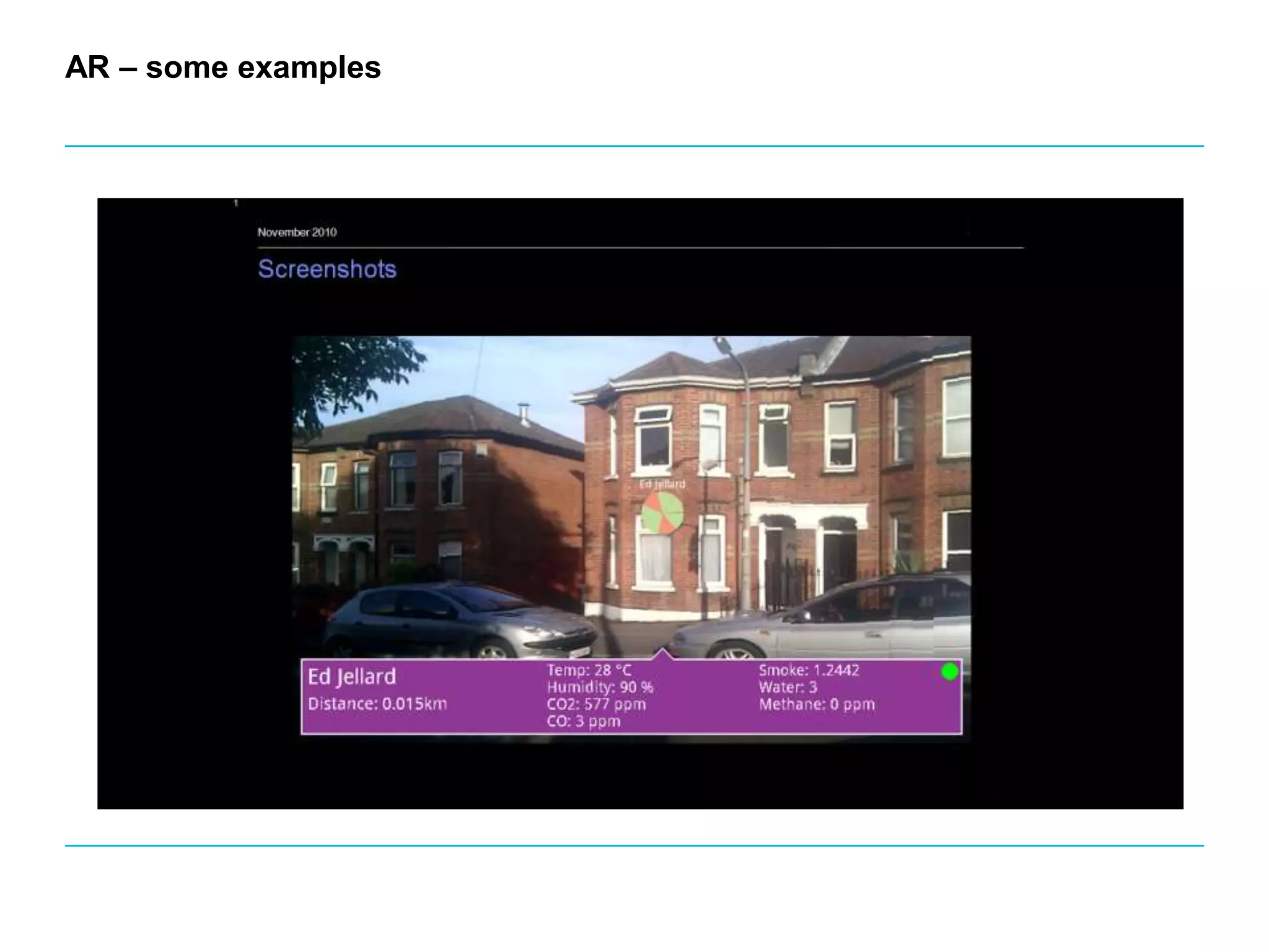 AR – some examples