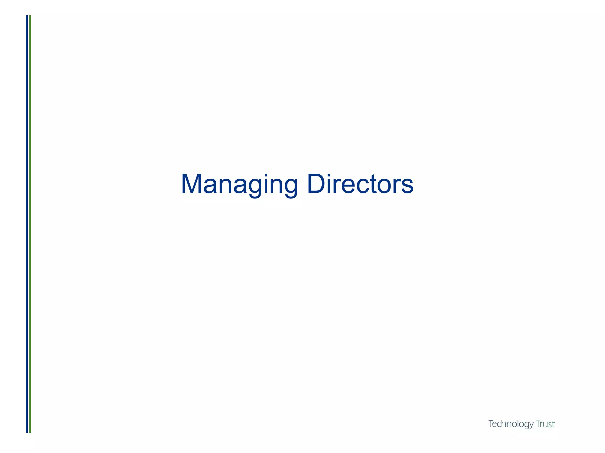 Managing Directors 