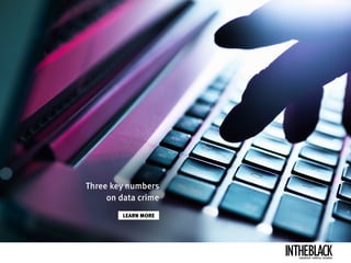 LEARN MORE
Three key numbers
on data crime
LEADERSHIP .STRATEGY . BUSINESS