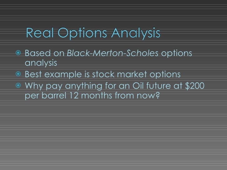 Black scholes calculator for stock options
