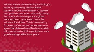 Industry  leaders  are  unleashing  technology’s  
power  by  developing  platform-­based  
business  models  and  strateg...