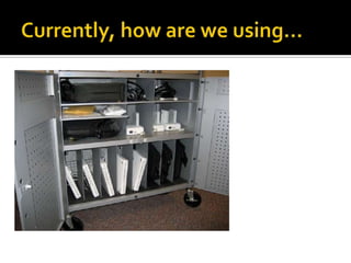 Currently, how are we using…