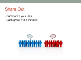 Before You Use Document SharingDecide what can be gained by having students collaborate online rather than in personBe sure that students know how to register and how to use document sharingGive students clear guidelines (e.g. will they be evaluated as a group, individually, based on feedback, based on final product, etc.)