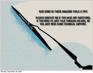 Monday, September 28, 2009
 