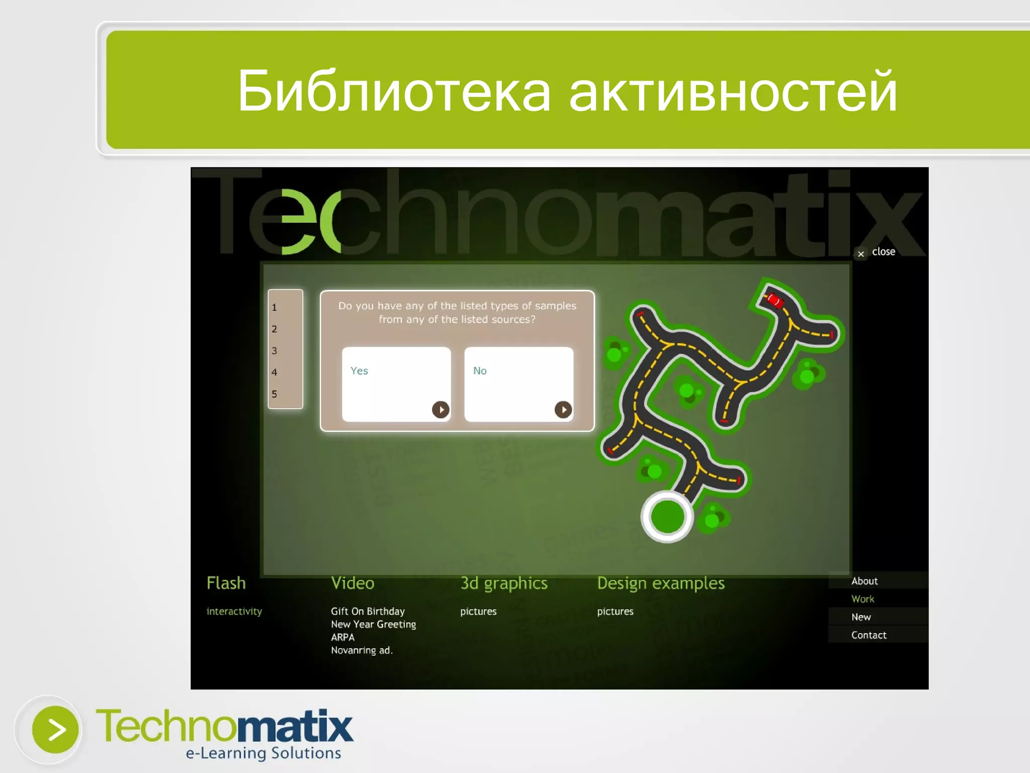Библиотека активностей 