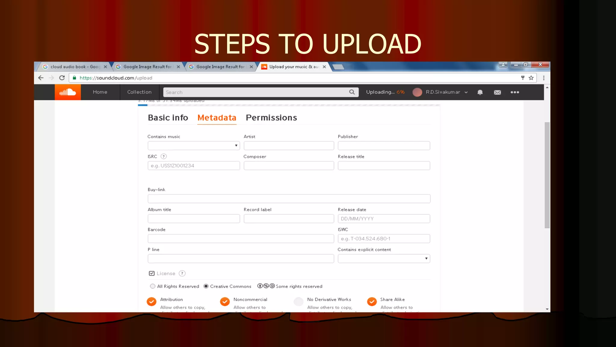 STEPS TO UPLOAD
 