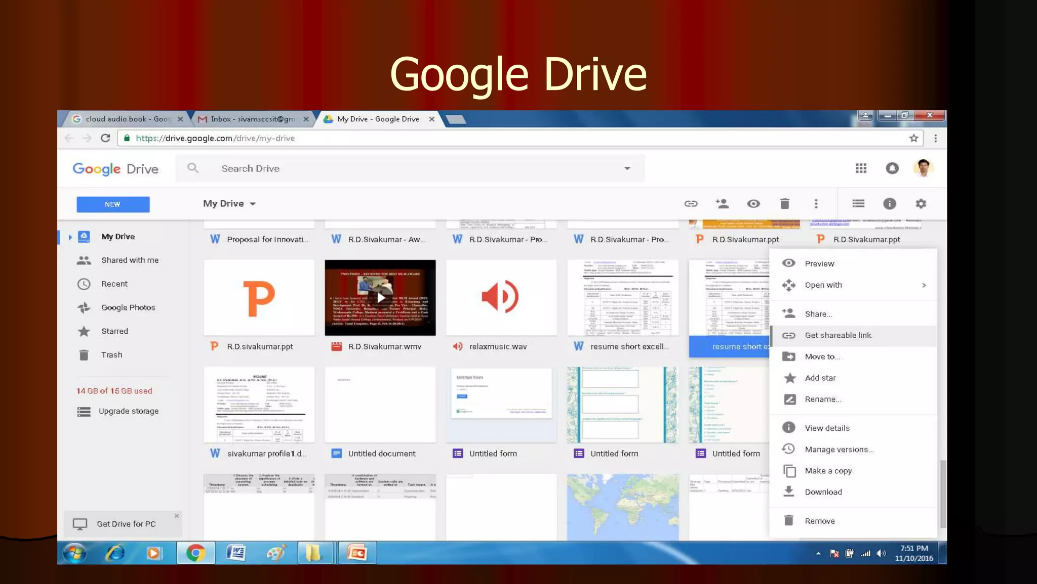 Google Drive
 