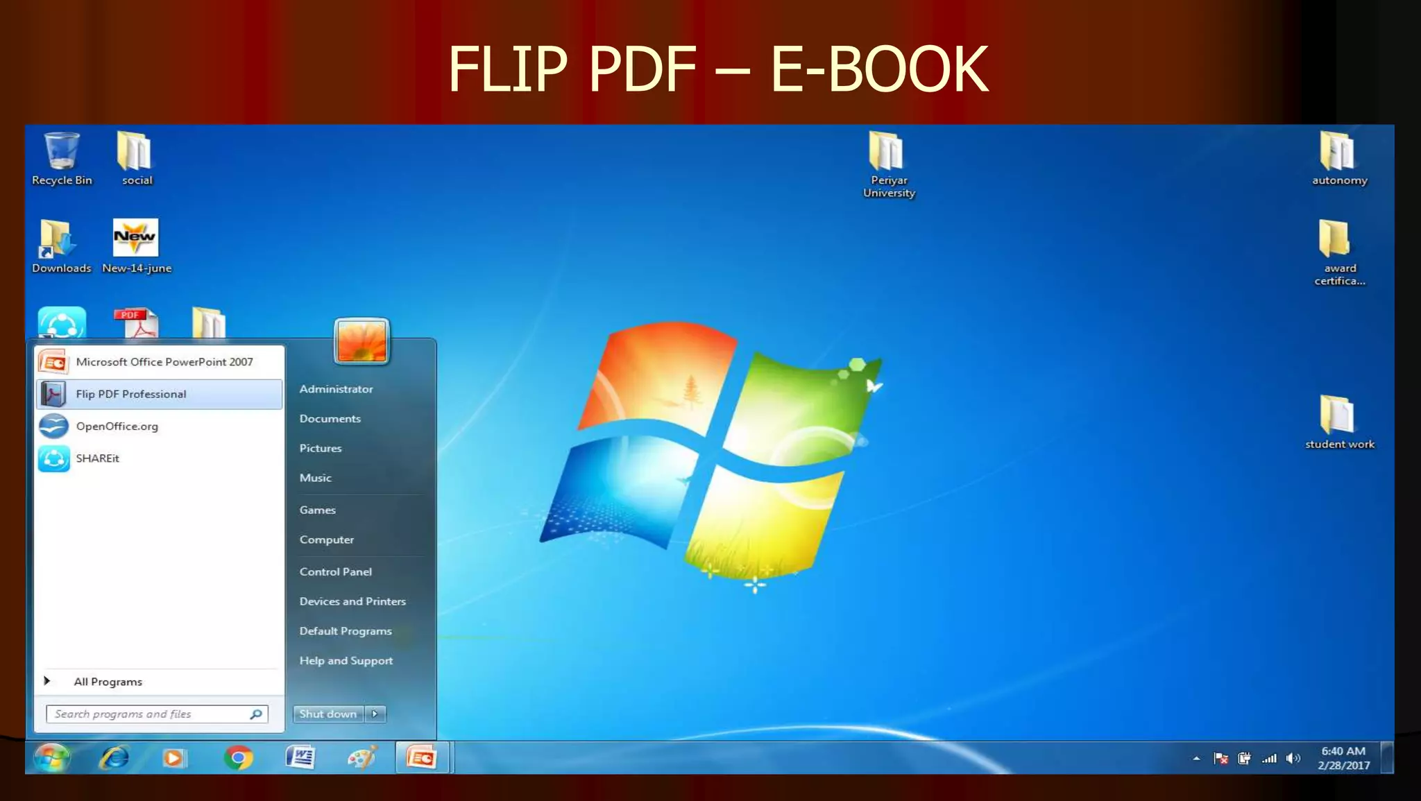FLIP PDF – E-BOOK
 