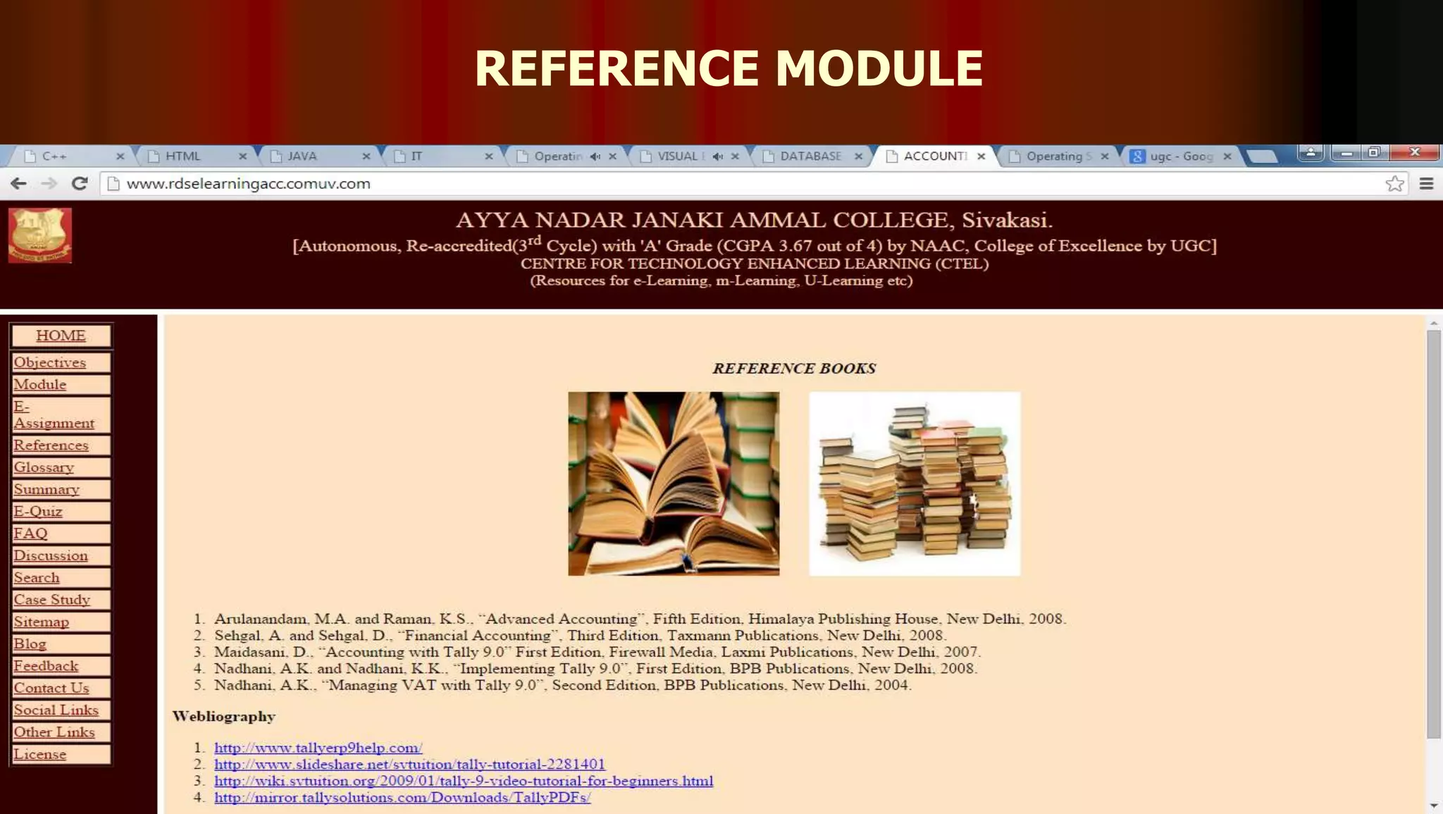 REFERENCE MODULE
196
 