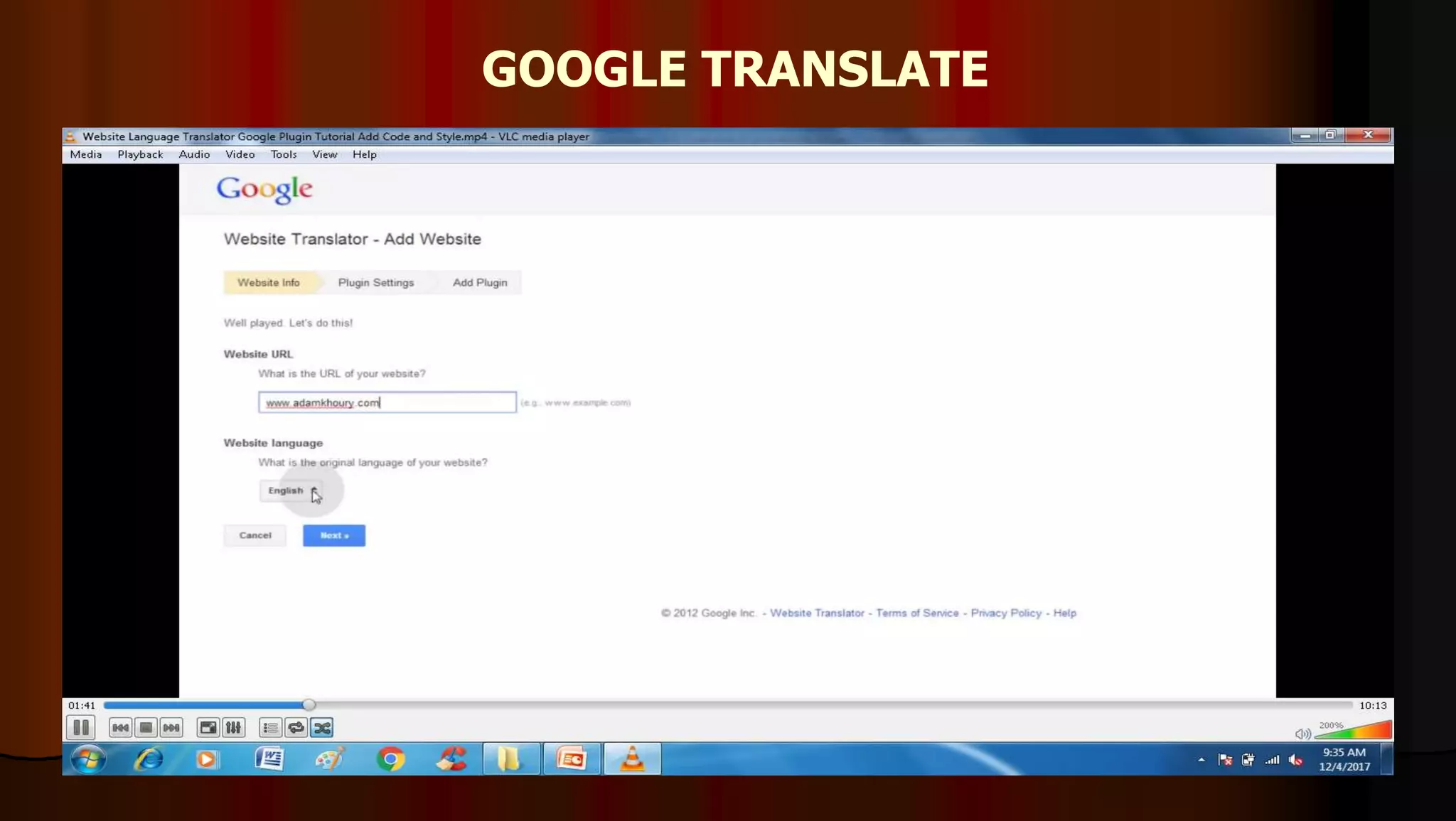 GOOGLE TRANSLATE
216
 