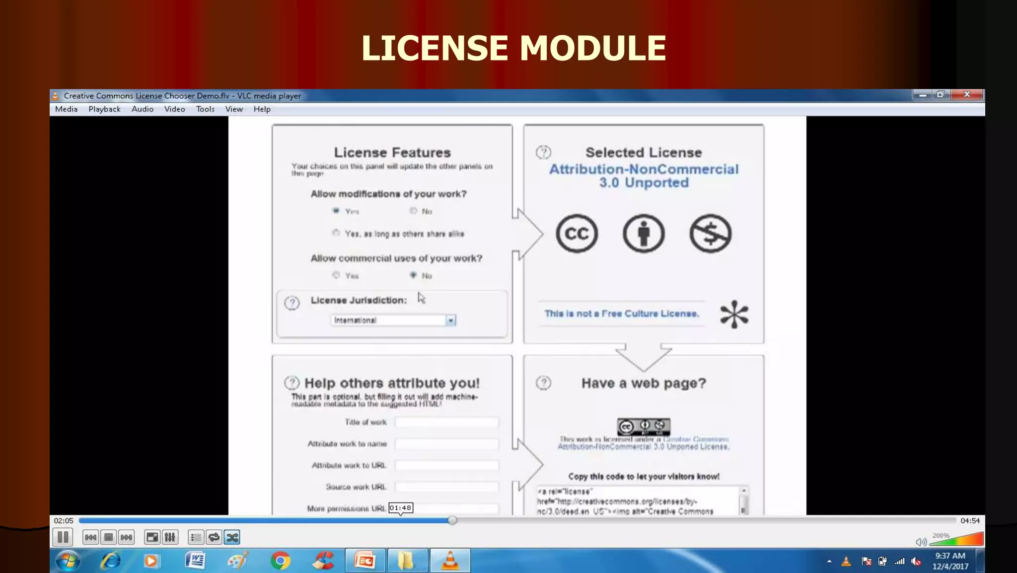 LICENSE MODULE
223
 