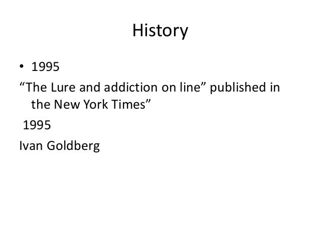 History of technology addiction