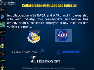 Collaboration with Labs and Industry

In collaboration with NASA and AFRL and in partnership
with aero industry, this fram...