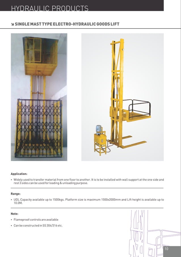 Technovision material handling catalogue PDF