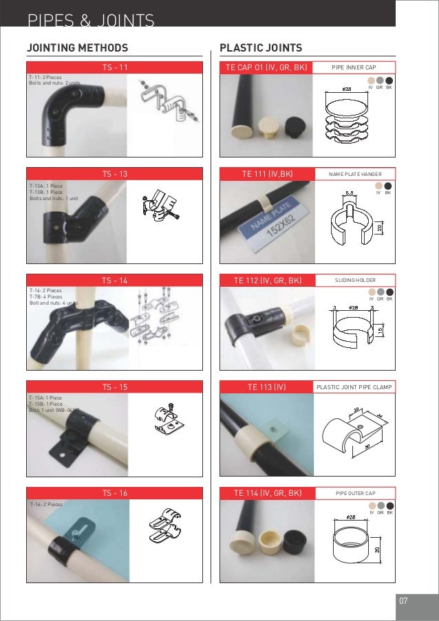 Technovision pipe & joints catalogue