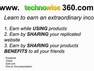 Technowise 2.0 | 5 Powerful Payplan Combined into 1 brilliant opportunity.