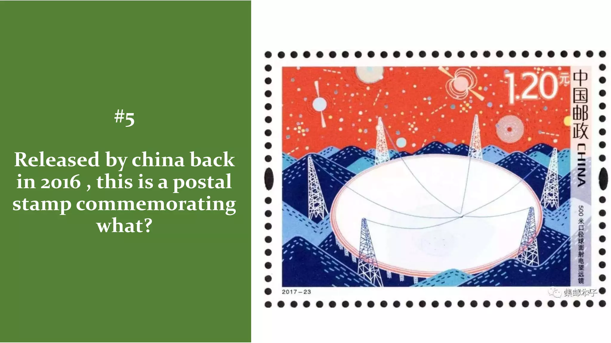 #5
Released by china back
in 2016 , this is a postal
stamp commemorating
what?
 