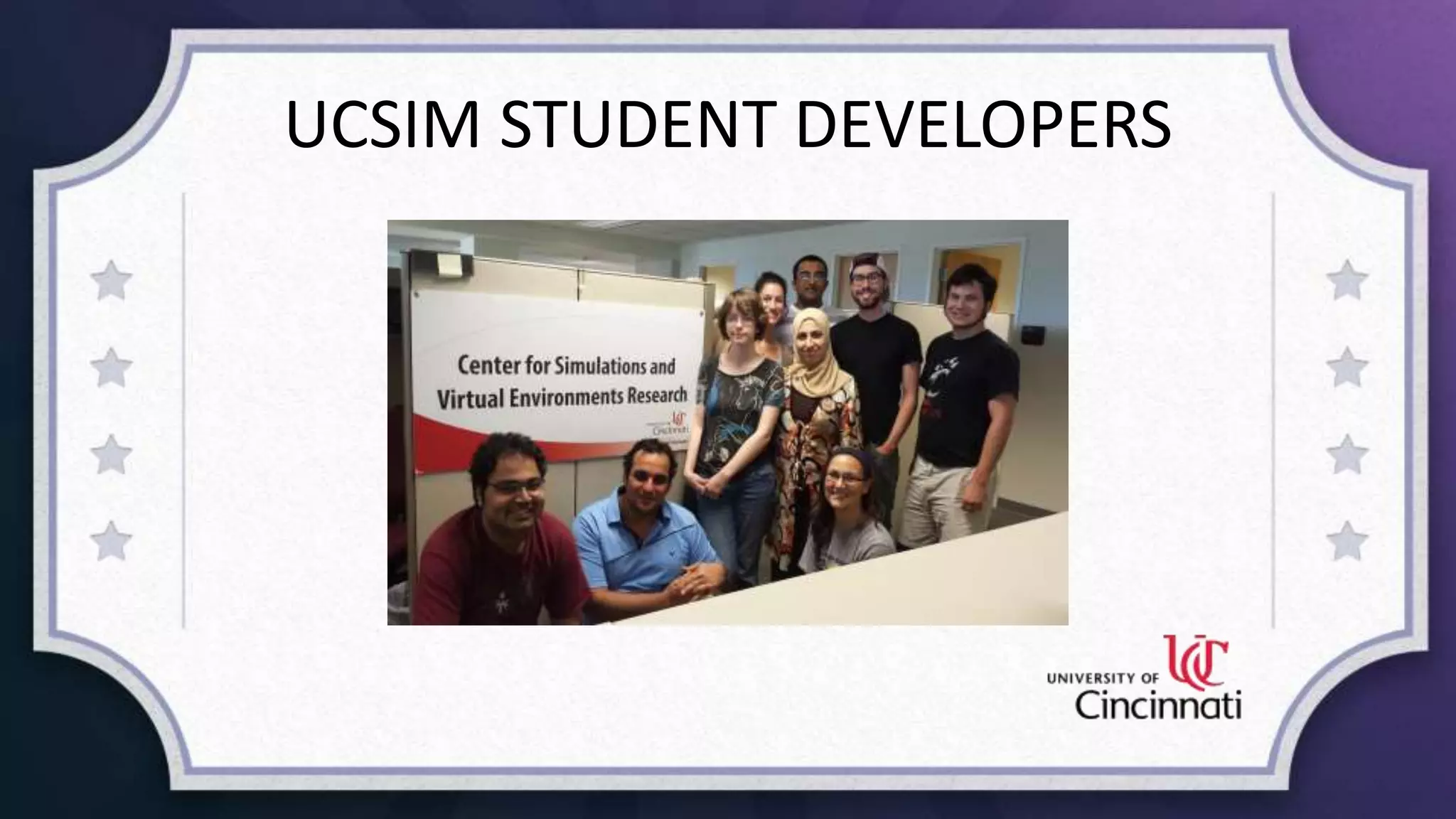 UCSIM STUDENT DEVELOPERS
 