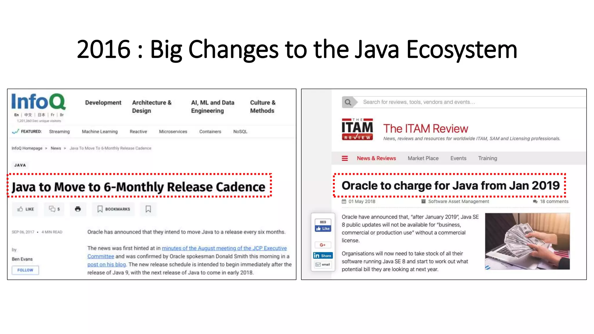 2016 : Big Changes to the Java Ecosystem
 