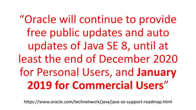 Explaining the new Java release and licensing models | PPT