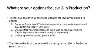 Explaining the new Java release and licensing models | PPT
