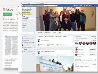 What’s next?
Consortium for Humanitarian Intervention
 