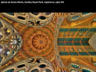 Iglesia de Santa María, Studley Royal Park, Inglaterra, siglo XIX
 