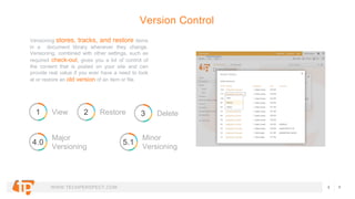 Sharepoint Document Management System (DMS) Features | PPTX