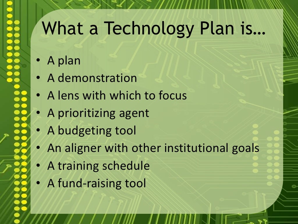 Technology Planning Examples – Implementation Plan Template and ...