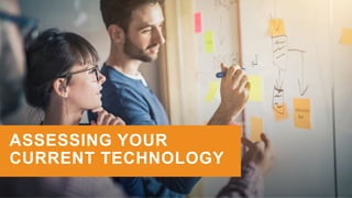 ASSESSING YOUR
CURRENT TECHNOLOGY
 