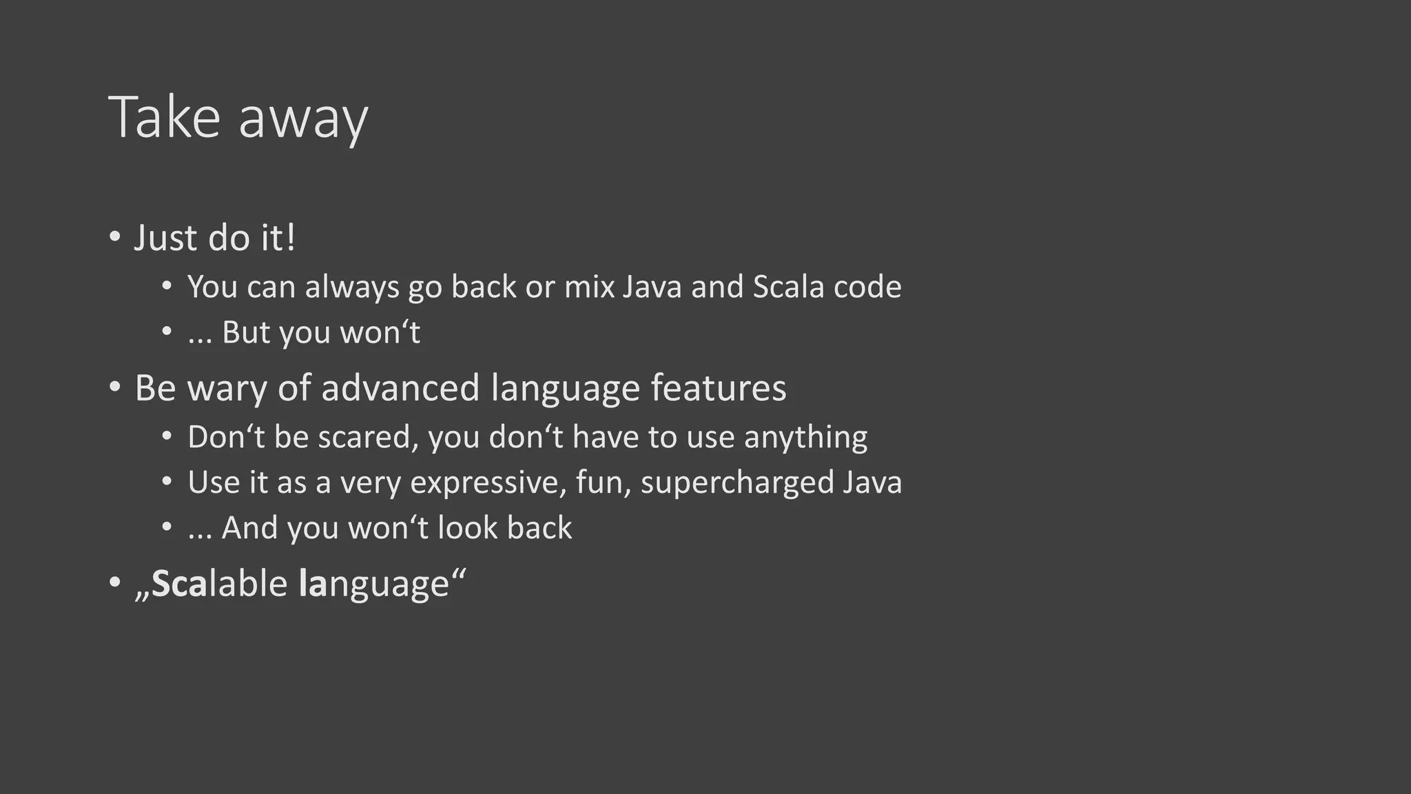 Why Scala is the better Java | PPT