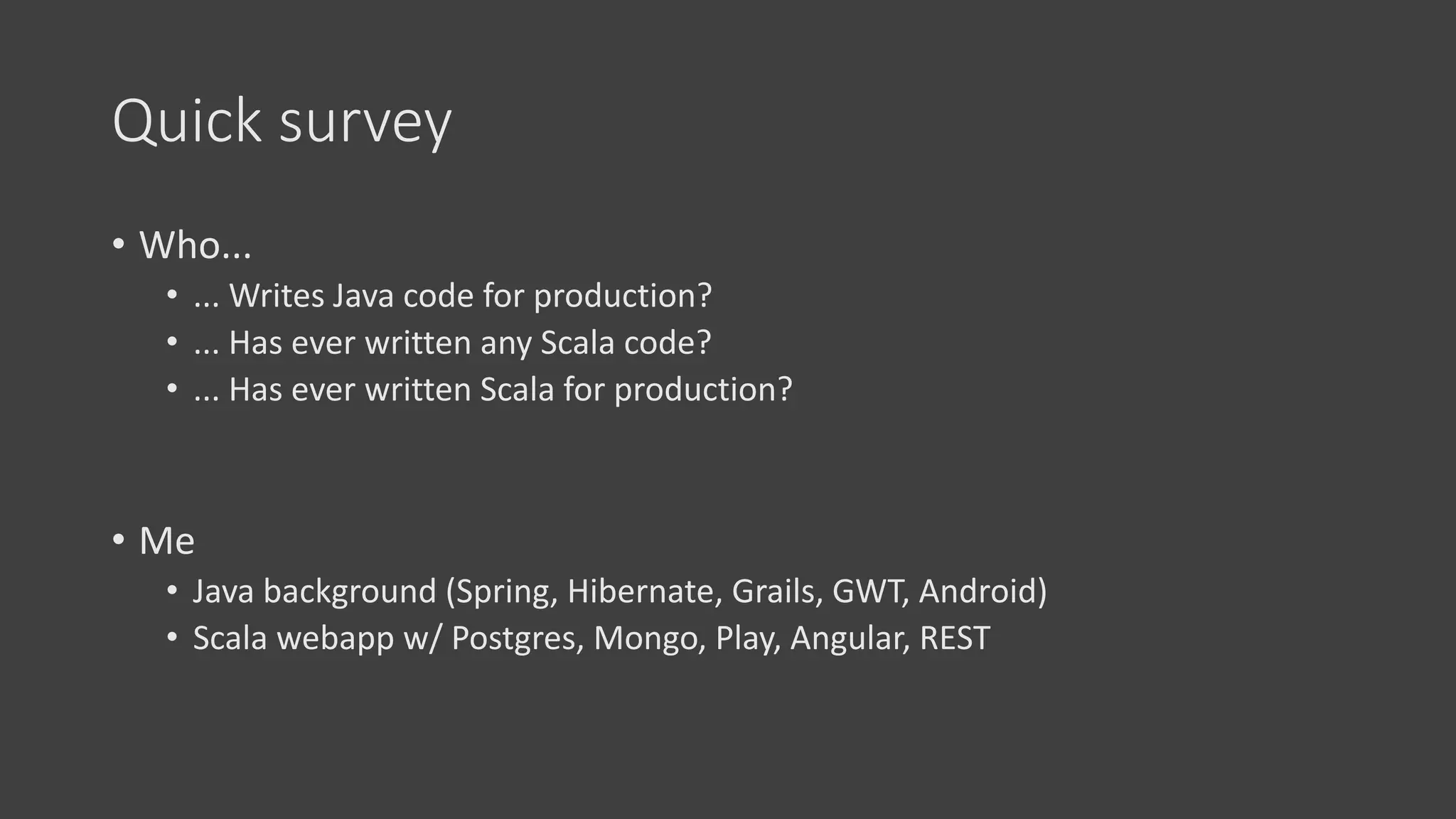 Why Scala is the better Java | PPT
