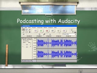 Podcasting with Audacity 
