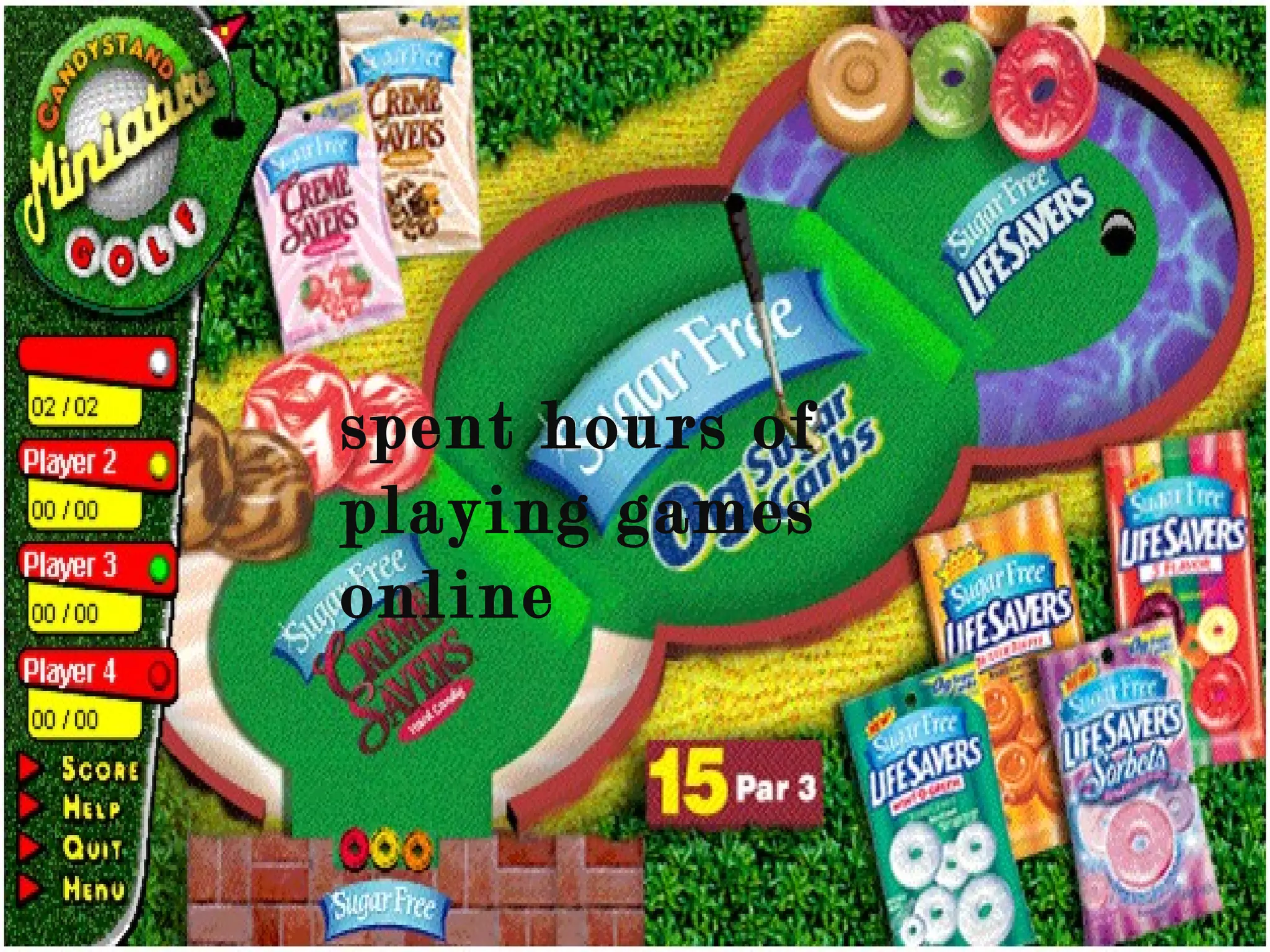 spent hours of playing games online 