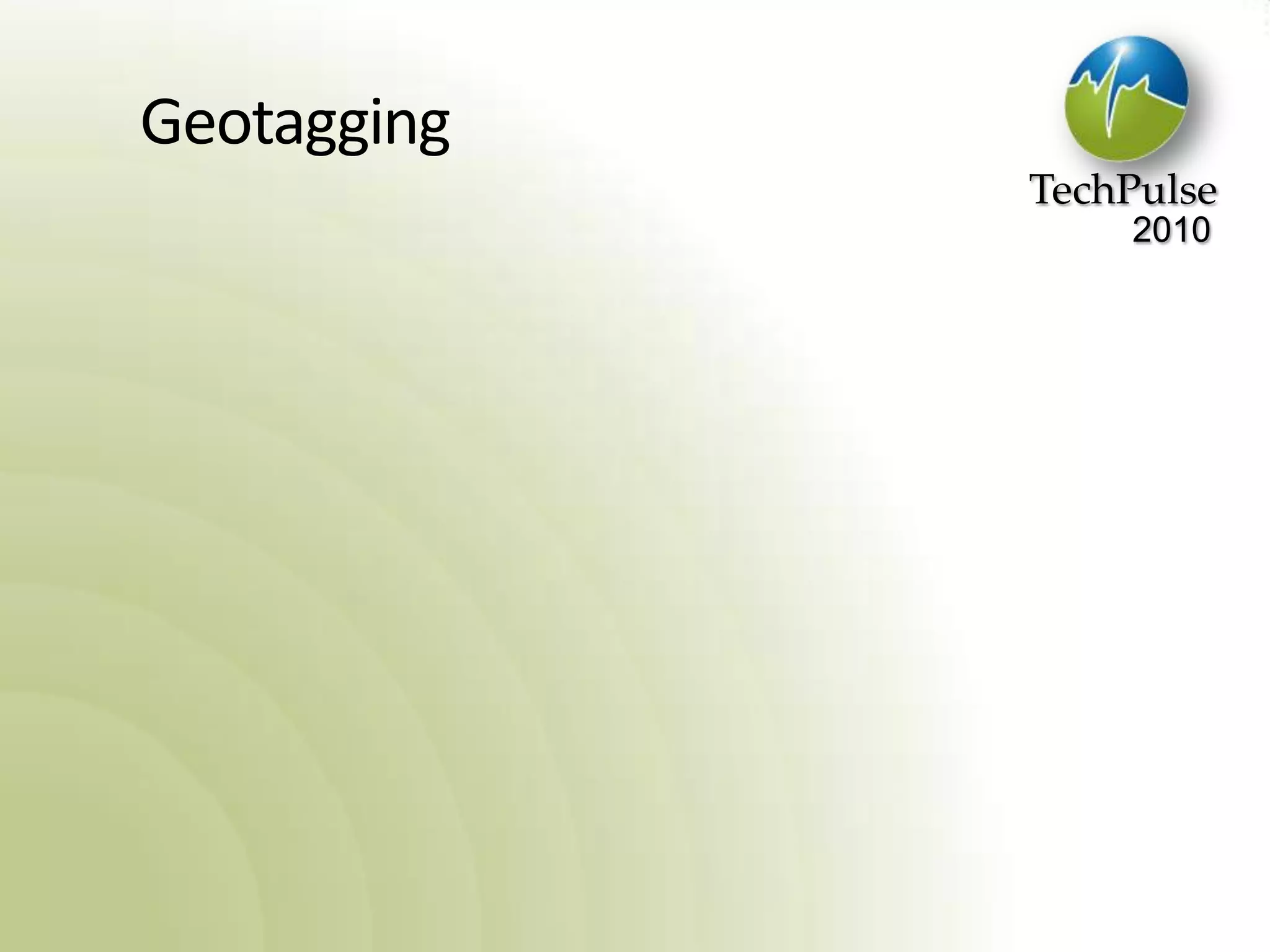 Geotagging