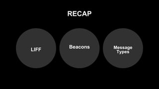 Beacons Message
TypesLIFF
RECAP
 