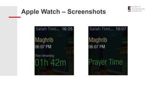 Apple Watch – Screenshots
 