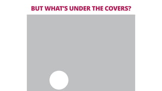 BUT WHAT’S UNDER THE COVERS?
 