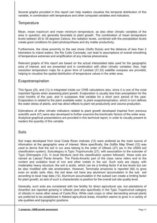 Greenwood Management Technical Forestry Report Terminalia Amazonia