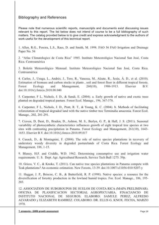 Greenwood Management Technical Forestry Report Terminalia Amazonia