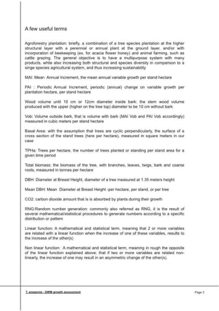 Greenwood Management Technical Forestry Report Terminalia Amazonia